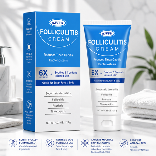 ✨Folliculitis Cream | Scalp, Face & Body Skin Relief Formula | 120g