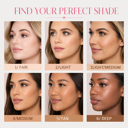 Limited Time BOGO Free🔥 Hydrating Foundation & Brush - Full Coverage Base + Free Buffing Brush