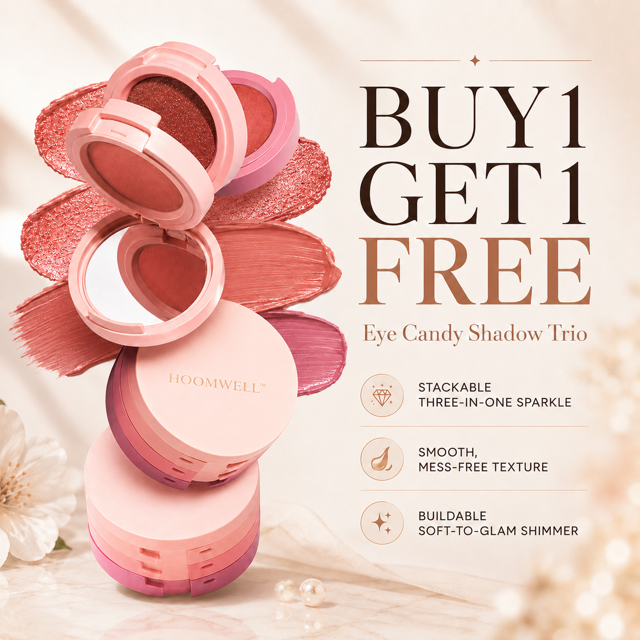🔥💫LAST DAY BUY 1 GET 1 FR🔥Eye Candy Shadow Trio