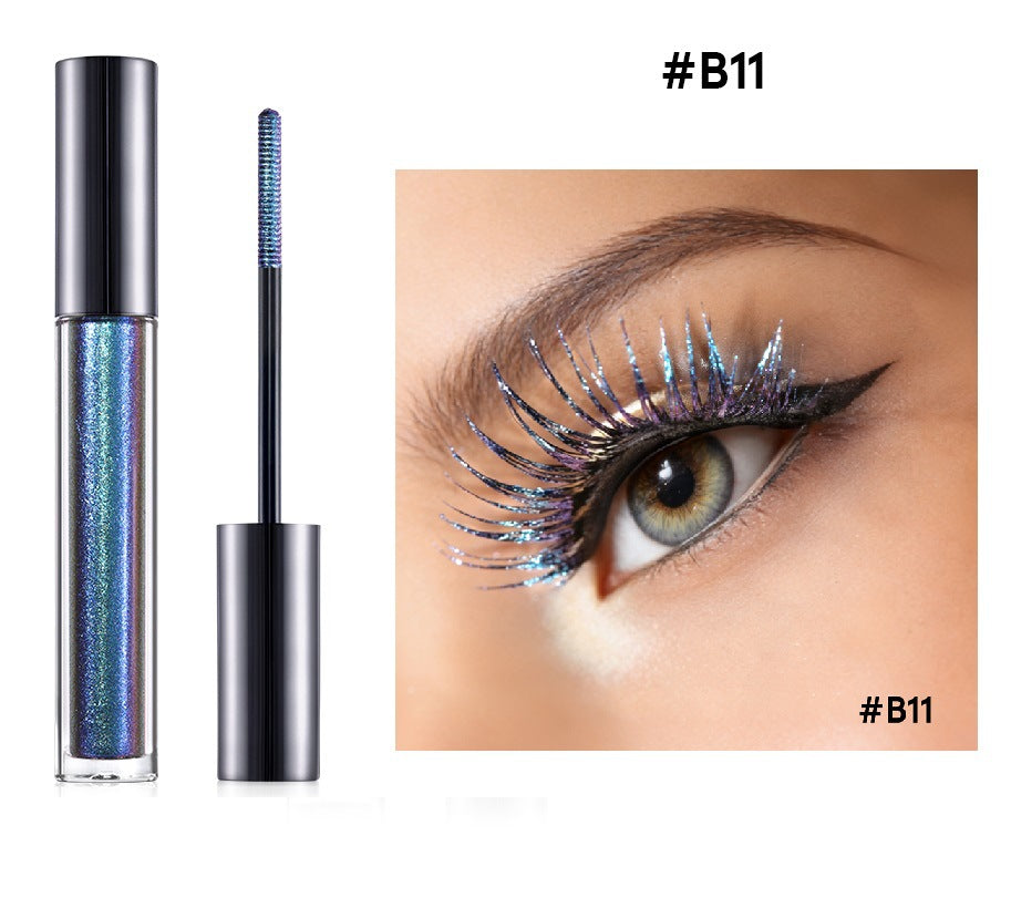 Chameleon Mascara: Colorful, Vegan, Lengthening, Diamond-Like Sparkle, Long-Lasting