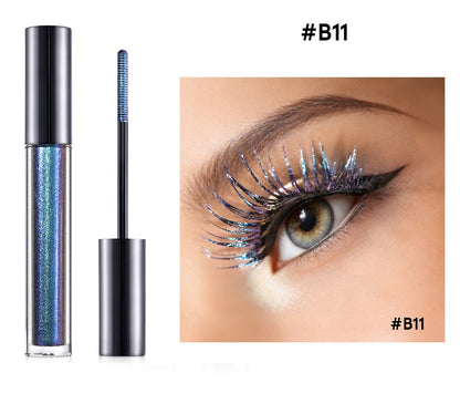 Chameleon Mascara: Colorful, Vegan, Lengthening, Diamond-Like Sparkle, Long-Lasting