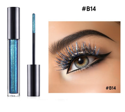 Chameleon Mascara: Colorful, Vegan, Lengthening, Diamond-Like Sparkle, Long-Lasting