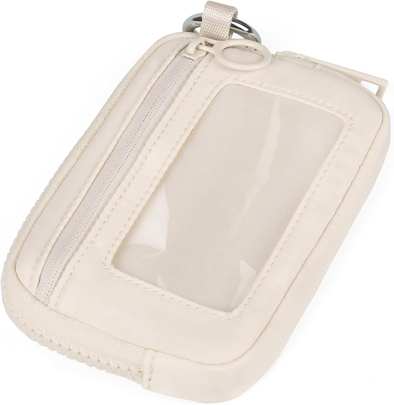 🔥70% OFF | LIMITED TIME🔥Mini Zip Card Case for Women with Clear ID Window, Lightweight Small Zipper Wallet,Portable Organizer