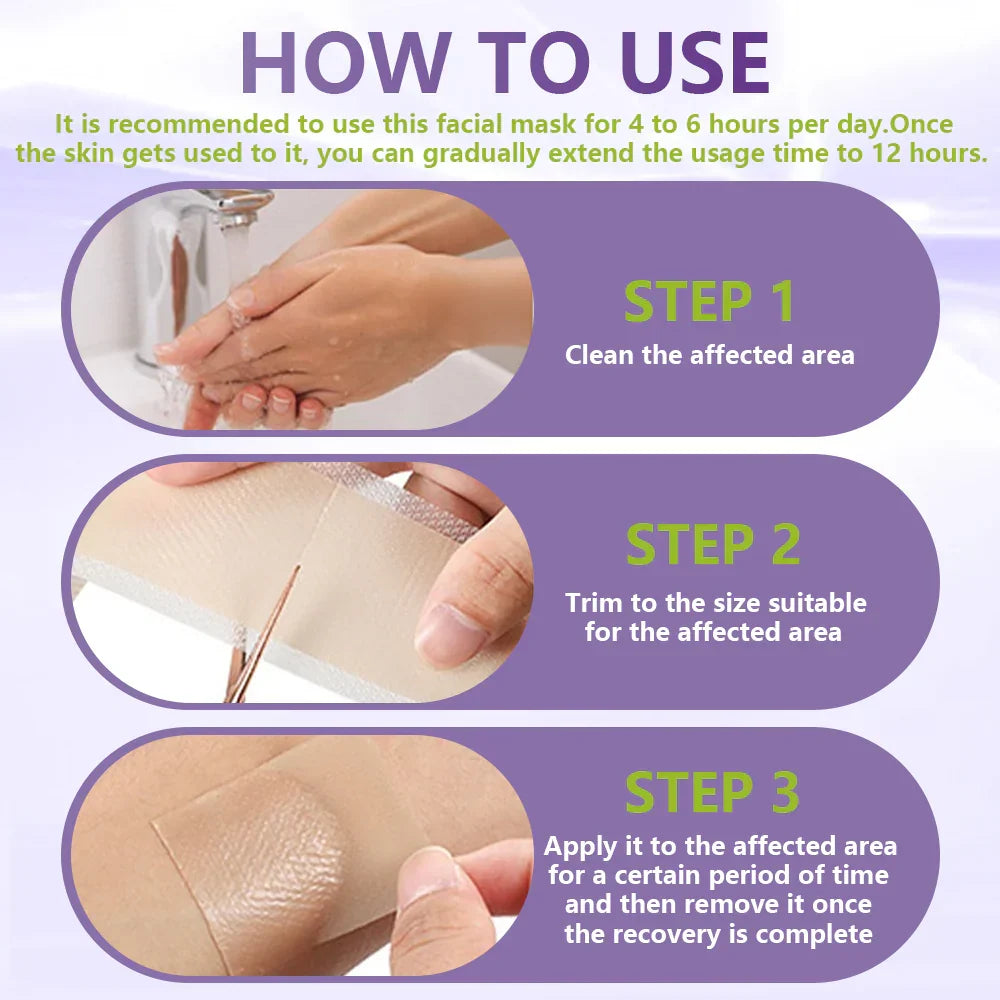 NESLEMY® Soluble Microneedle Botanical Skin Tag Removal Patch