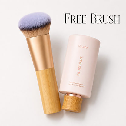 Limited Time BOGO Free🔥 Hydrating Foundation & Brush - Full Coverage Base + Free Buffing Brush