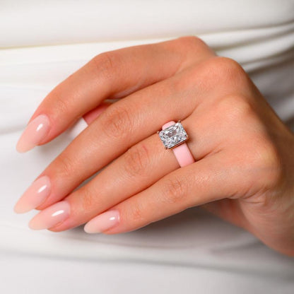 🔥Buy 1 Get 1 Free🔥 Silicone Ring – Emerald Cut CZ | Patent-Pending Design