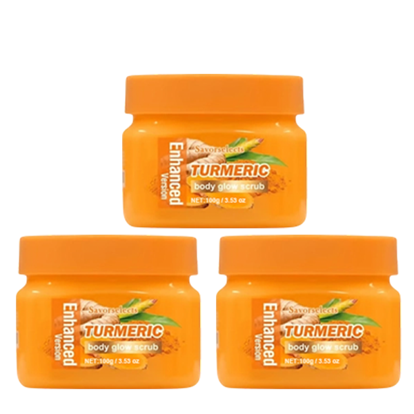 ✨ Turmeric Glow Scrub — Buff Away Dull, Rough Skin for a Softer, Smoother-Looking Glow 🧡