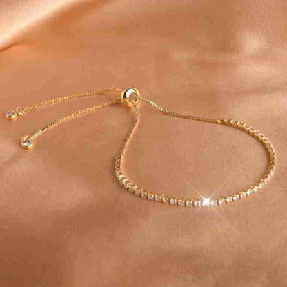 Everyday Luxury: Sliding Clasp Sparkle Bracelet