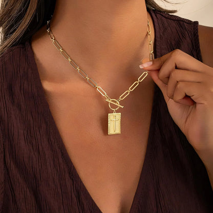 🔥70% OFF | LIMITED TIME🔥Cross Choker Necklace for Women – Chunky Paperclip & Cuban Link Chain, Hip Hop Fashion, Easter Gift