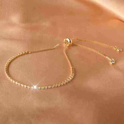 Everyday Luxury: Sliding Clasp Sparkle Bracelet