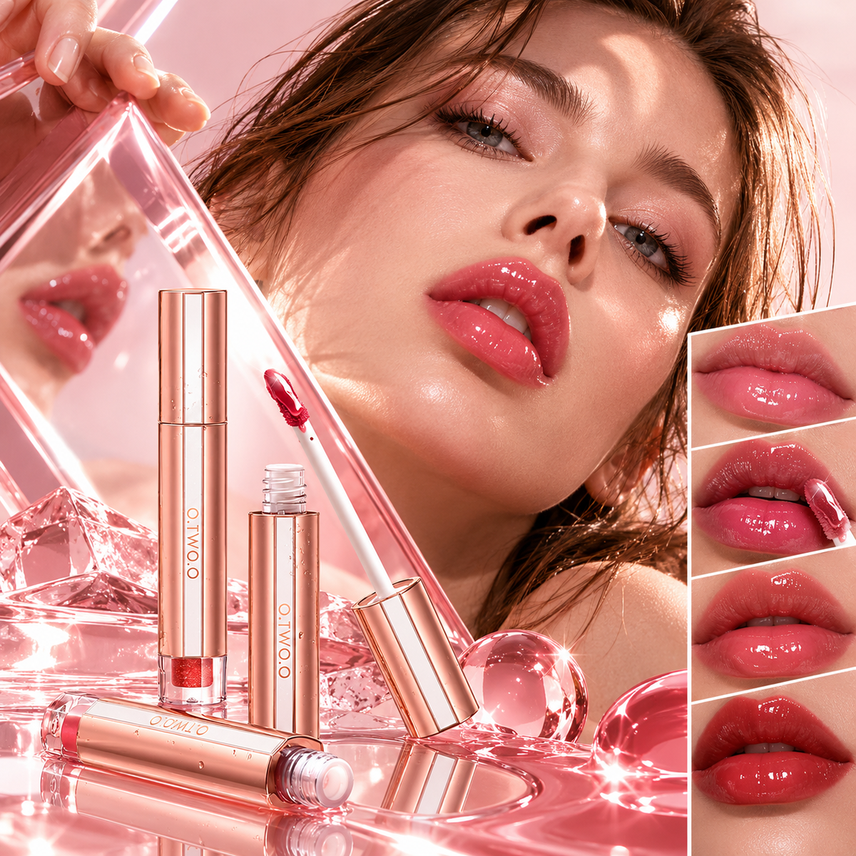 O.TWO.O watery color long-lasting mirror lip