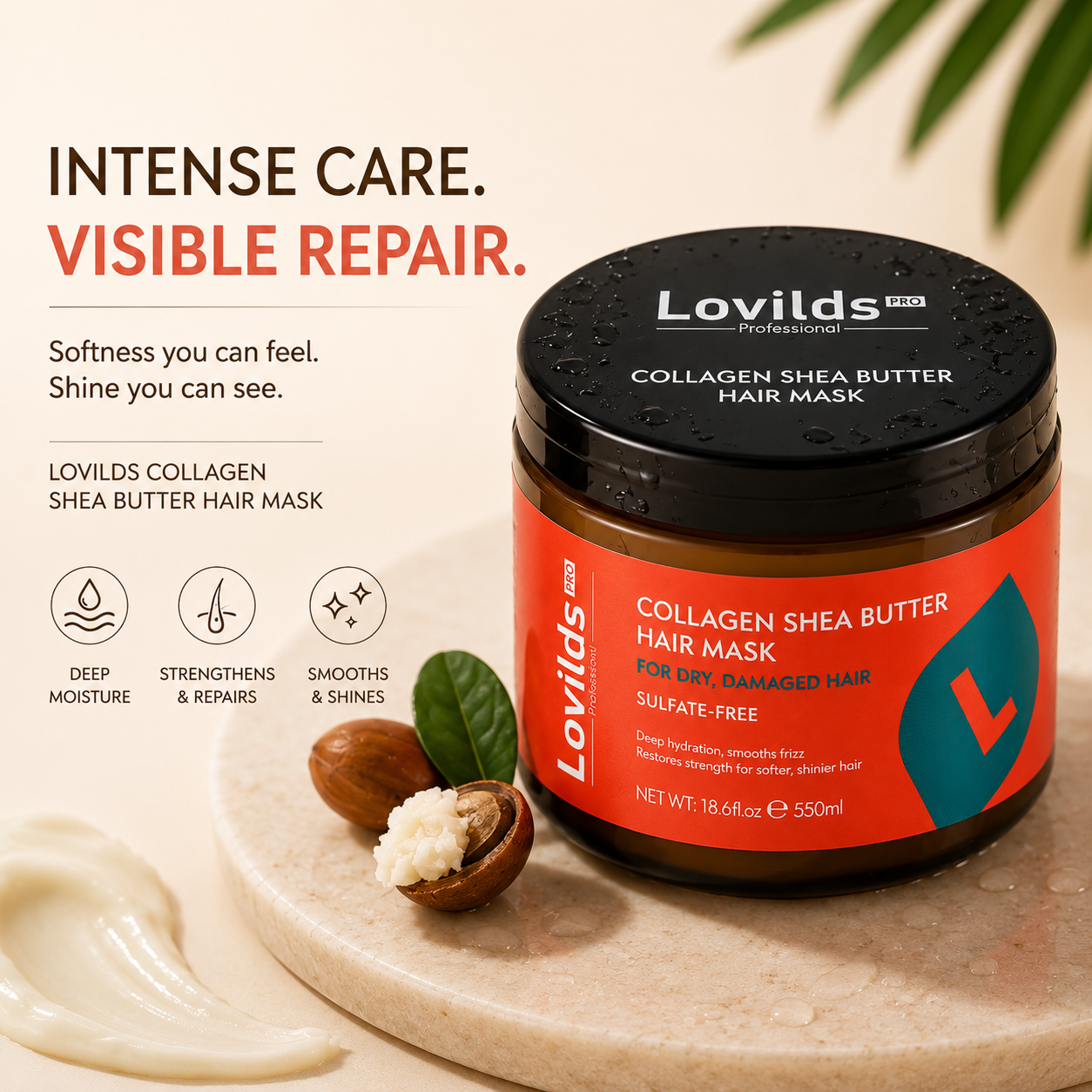 ✨LOVILDS Smooth, Silky Hair Starts With One Wash.