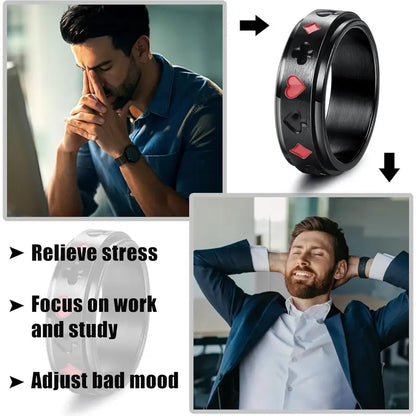 🔥70% OFF | LIMITED TIME🔥16Pcs Stainless Steel Fidget Rings