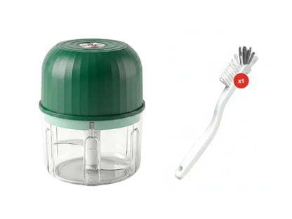 Cordless Multifunctional Mini Electric Food Processor, Wireless Portable Kitchen Chopper for Minced Meat, Garlic & Baby Puree, Fast Food Prep Kitchen Helper