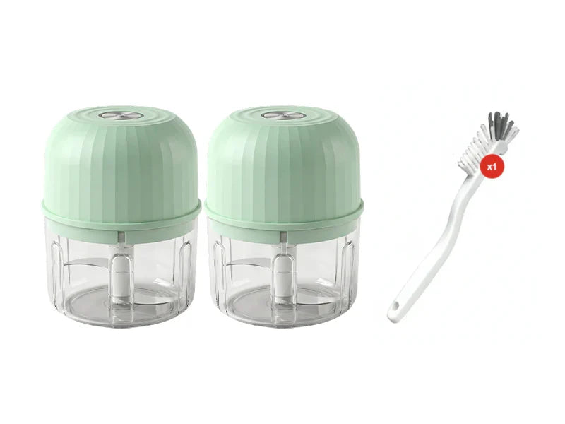 Cordless Multifunctional Mini Electric Food Processor, Wireless Portable Kitchen Chopper for Minced Meat, Garlic & Baby Puree, Fast Food Prep Kitchen Helper