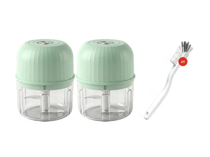 Cordless Multifunctional Mini Electric Food Processor, Wireless Portable Kitchen Chopper for Minced Meat, Garlic & Baby Puree, Fast Food Prep Kitchen Helper