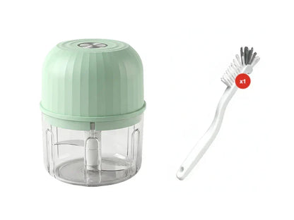 Cordless Multifunctional Mini Electric Food Processor, Wireless Portable Kitchen Chopper for Minced Meat, Garlic & Baby Puree, Fast Food Prep Kitchen Helper