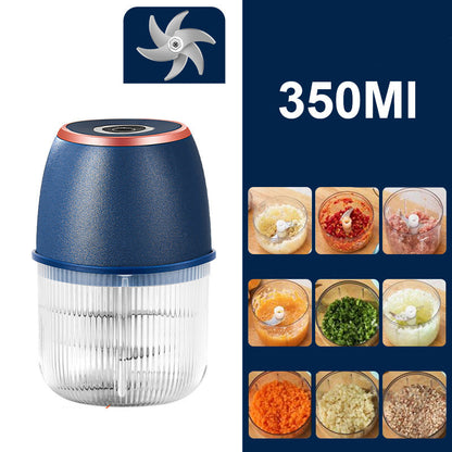 Cordless Multifunctional Mini Electric Food Processor, Wireless Portable Kitchen Chopper for Minced Meat, Garlic & Baby Puree, Fast Food Prep Kitchen Helper